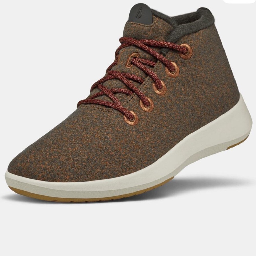 Allbirds Women’s Wool Merino runner-up Mizzle Terra Copper high tops shoes sz 8